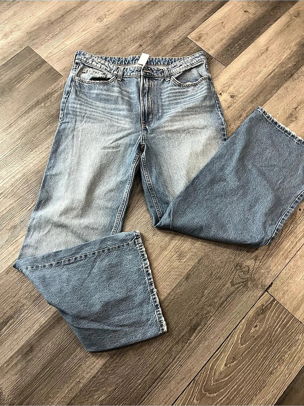 &DENIM Wide Leg & Jeans Blue Size 14